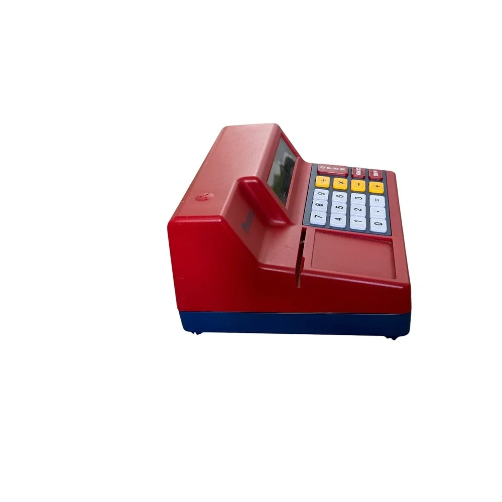 Learning Resources Pretend Play Calculator Cash Register Solar/Battery Vintage